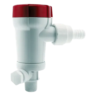 Bomba para Tanque de Cebo / 800 GPH / 12 VDC / Entrada Recta Grifo de Mar / Anti-Airelock / 3/4" NPT / Twist & Click