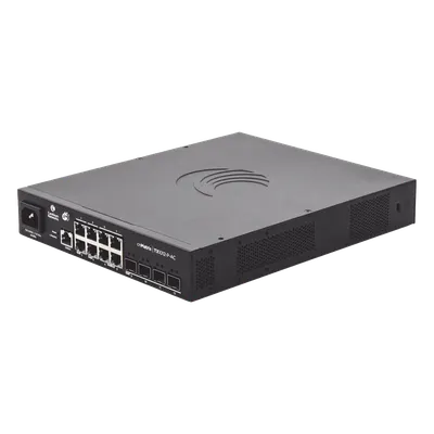 Switch PoE / Capa 2 y 3 / 8 Puertos Gigabit / 4 SFP+ / Rendimiento 96 Gbps / PoE 200W 802.3af/at