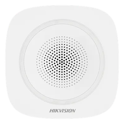 Sirena inalámbrica interior HIKVISION DS-PS1-I-WB(B) con estrobo azul