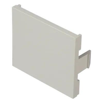 Módulo de tapa ciega PANDUIT CHB2IW-X blanco mate de medio elemento