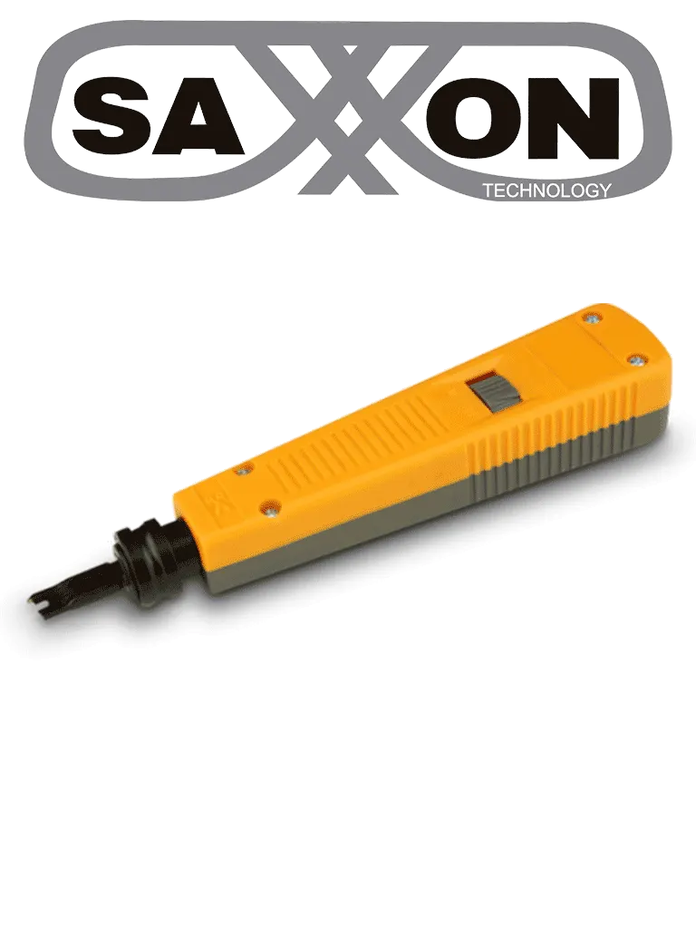 Ponchadora de impacto SAXXON G110 con punta reversible 2 en 1