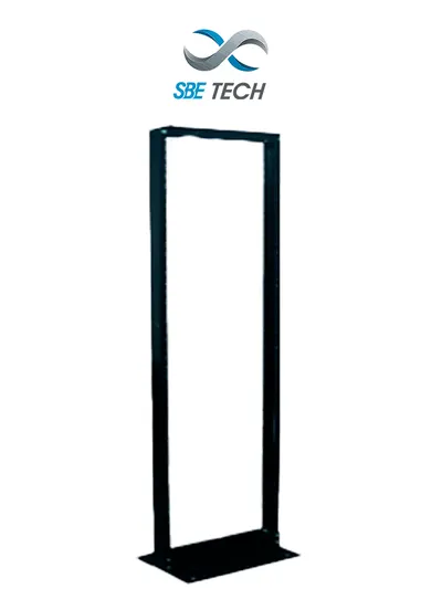 SBE TECH SBE-RR719 - Rack liviano de piso en acero, 42U, con perforación roscada 12-24, capacidad de 350 kg, y altura de 7 pies