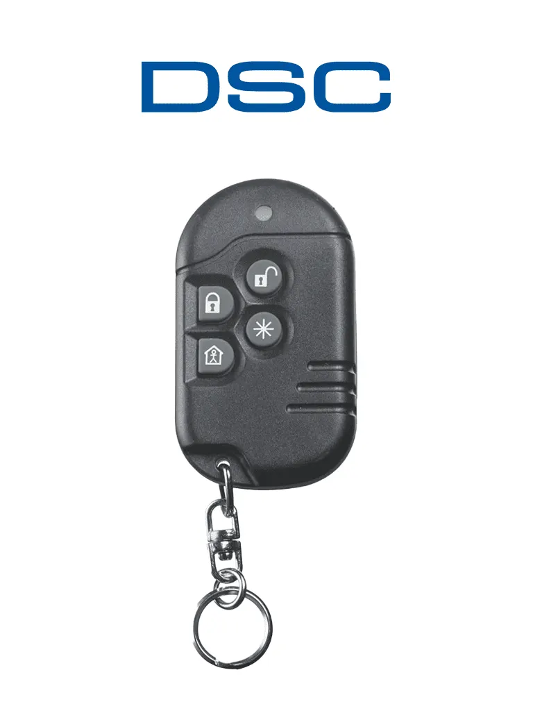 Llavero inalámbrico DSC PG9939 PowerG de 4 botones programables