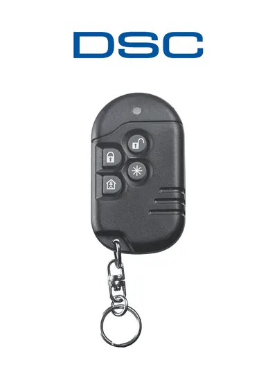 Llavero inalámbrico DSC PG9939 PowerG de 4 botones programables