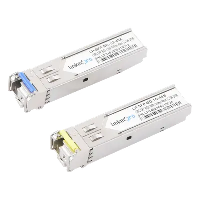 Transceptor SFP bidireccional LINKEDPRO LP-SFP-BD-1G-40 de 40 km