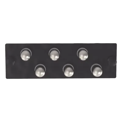 Placa Acopladora de Fibra Óptica / 6 Conectores ST Simplex / Monomodo OS1/OS2 / Diseño Modular