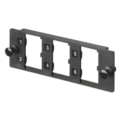 Placa modular Panduit FMP6 Mini-Com de 6 puertos para cableado