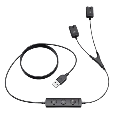 Cable Entrenador en Y / Conexión Dual de Diademas / Compatible Serie YHS / Uso Profesional Continuo
