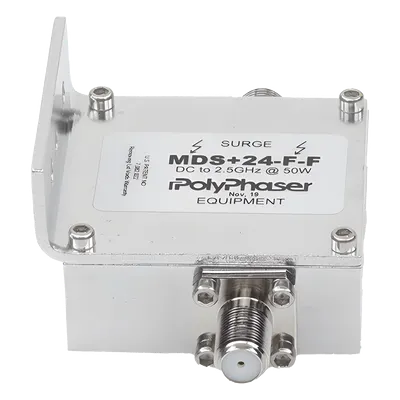 Protector RF Coaxial / 75 Ohm / +24VDC / F Hembra / 300 MHz - 2.5 GHz / 50W
