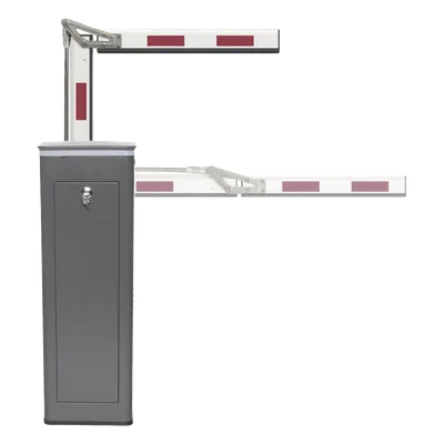 Barrera vehicular AccessPRO KT-XBF-RBA4 con brazo articulado de 4 m