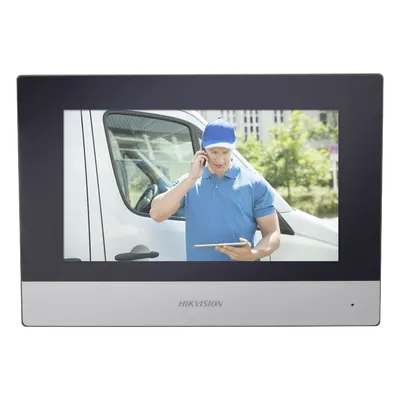 Monitor de videoportero Hikvision DS-KH6320-WTDE1 con pantalla táctil de 7 pulgadas
