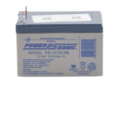 Batería 12V Recargable, 12AH, Para Respaldo, Tecnologías AGM/VRLA, 5 Años Vida Útil, Terminales tipo NB, Reconocida UL , Sin Mantenimiento, Sin Derrames