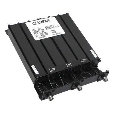 --Descontinuado-Duplexer Compacto de Rechazo de Banda, 470-512 MHz, 6 cavidades, 50 Watt.