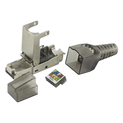 Plug RJ45 blindado Cat 6A LINKEDPRO BY EPCOM LPKJ6A17S sin herramienta