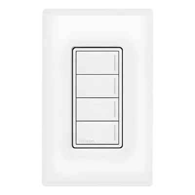 Teclado de escenas Lutron RadioRA 3 RRSTW4BSW de 4 botones