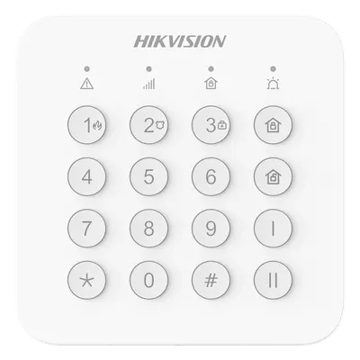 Teclado inalámbrico HIKVISION DS-PK201B-WB para armado y desarmado