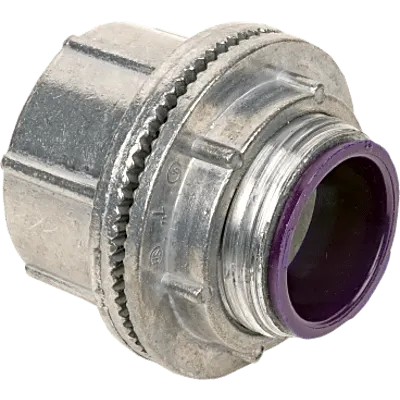 Conector Hub / Zinc / 1" / Terminación Natural / Intemperie / Áreas Peligrosas Clase I Div 2 / Zona 2