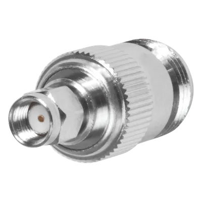 Adaptador coaxial RF Industries RP-3452 RP-SMA macho a N hembra