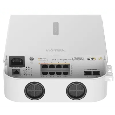 Switch PoE industrial WI-TEK WIPCMS310GFOV2 de 8 puertos Gigabit