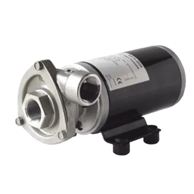 Bomba centrífuga / 24 Vcd / Acero inoxidable / 21 GPM / 17 PSI / 2 m (6.6 ft) succión