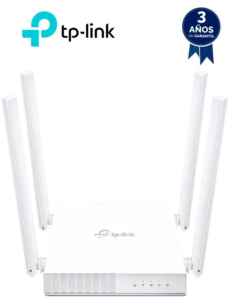Router TP-Link Archer C24 AC750 de doble banda y 4 antenas