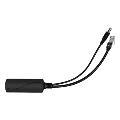 Splitter PoE / IEEE 802.3af/at / 30W / Puerto Gigabit / Salida DC 12V 2A / Indicadores LED