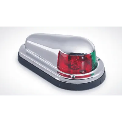 Luz de Navegación Bi-Color / Acero Inoxidable / Visibilidad 1 Milla Náutica / 12 VDC / <12 m (39.4 ft)