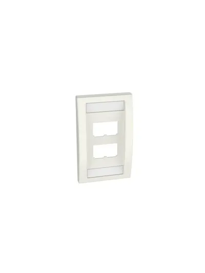 Placa de pared PANDUIT CFPE4IWY Mini-Com de 4 puertos