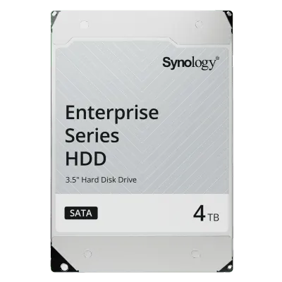 Disco Duro SATA 3.5" / 4TB / SATA 6 Gb/s / CMR / MTBF 1.2 Millones de Horas / Carga 180 TB/año / Compatible DSM