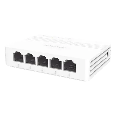 Switch Gigabit No Administrable de Escritorio con 5 puertos 10 / 100 / 1000 Mbps / Diseño Compacto y Estetico