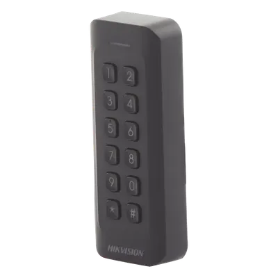 Lector de proximidad Hikvision DS-K1802EK con teclado numérico e IP65