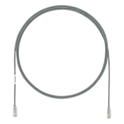Cable de Parcheo UTP / Cat6A / 28AWG / CM-LSZH / 0.30 m (1 pie) / Gris