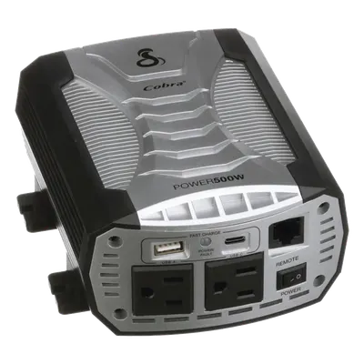 Inversor de potencia COBRA CPI500W de 500 W con salidas GFCI