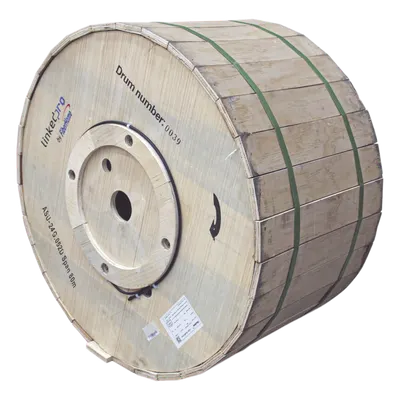 Cable de fibra óptica aérea LINKEDPRO MINI-ADSS-24C/4KM de 24 hilos