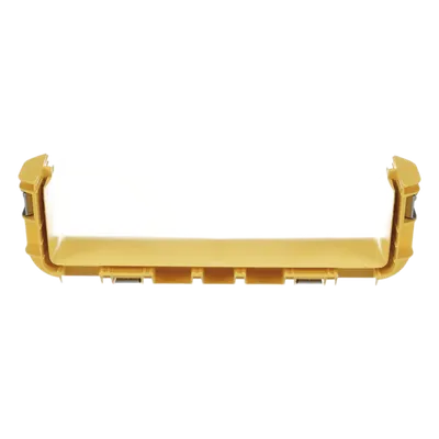 Acoplador Recto para Canaleta / 12 x 4 pulgadas (305 x 102 mm) / Sin Herramientas / ABS / Color Amarillo / 111.8 mm de Altura
