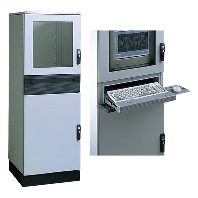 Gabinete Modular Industrial / 1800x600x600 mm (70.9x23.6x23.6 in) / IP55 / UL 508A / NEMA 12 / VDE / Acero RAL 7035
