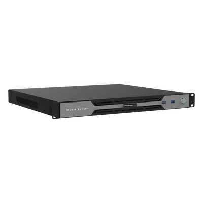 Servidor de Medios / 1x Salida 4K×2K@60Hz / 4x HDMI 1.3 / 1x DP 1.2 / 16 GB RAM / 250 GB SSD / Windows 10 Enterprise LTSC / Procesador AMD Ryzen 5ta Gen