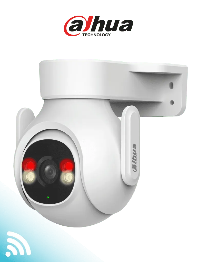 Cámara IP PT WiFi Dahua DH-P5B-PV de 5 MP con audio bidireccional