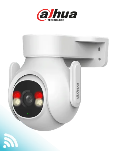 Cámara IP PT WiFi Dahua DH-P5B-PV de 5 MP con audio bidireccional