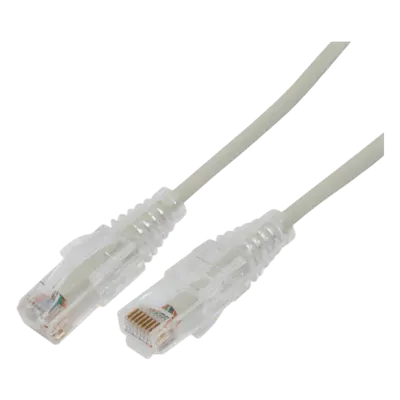Cable de parcheo LINKEDPRO LP-UT6A-500-GY28 UTP Cat6A de 5 m