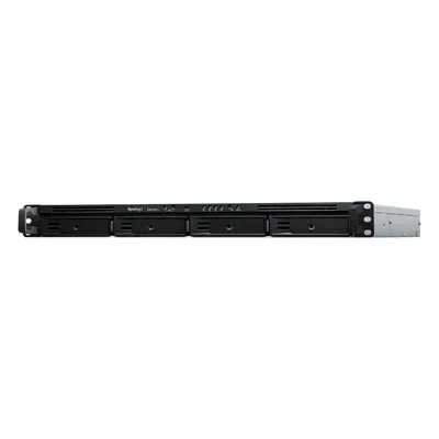 NAS Rack / 4 Bahías / 1U / AMD Ryzen V1500B / 32 GB DDR4 ECC / 4 Puertos 1GbE / Expansión 10/25GbE / Fuentes Redundantes