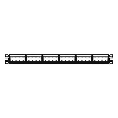 Panel de parcheo modular Panduit UICMPP24BLY de 24 puertos para rack