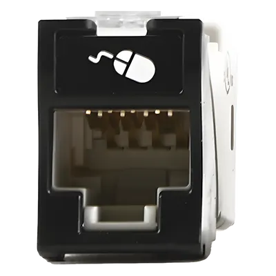 Jack UTP SIEMON U5-H01NS Cat5e de montaje plano o angulado
