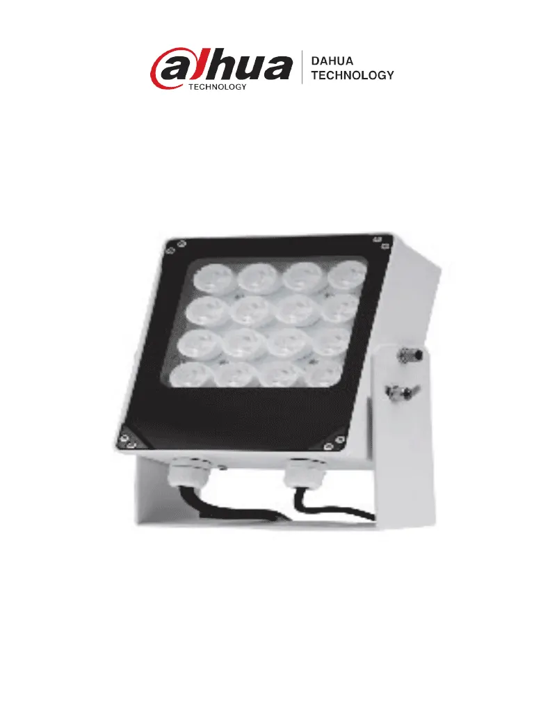 DAHUA DHI-ITALE-060AA-P - Lampara Estrobo para Cámaras LPR/ Luz IR de 18-25 m/ Luz Blanca 6500K/ RS485/ compatible con la serie  ITC352 y ITC952