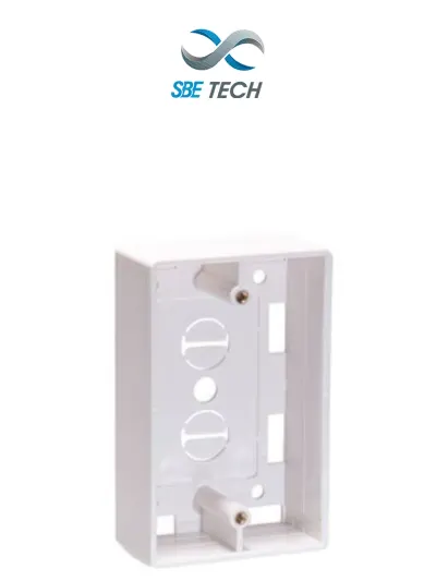 Caja universal SBE TECH SBE-CUNIV2 de PVC para una salida