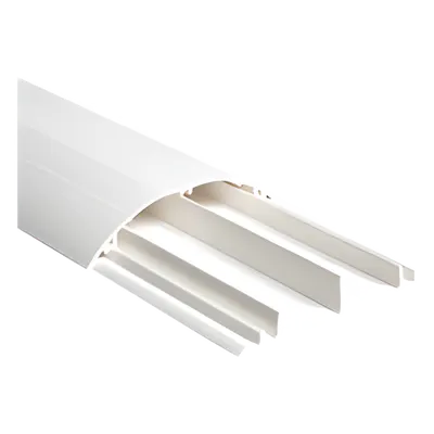 Ducto media caña THORSMAN DMC-4FT de PVC autoextinguible