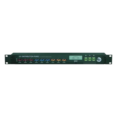 Panel de Energía IP Administrable / 12 Salidas Controlables / 180 A / 12-30 Vcc / Watchdog por Ping IP / Rack 1U 19"