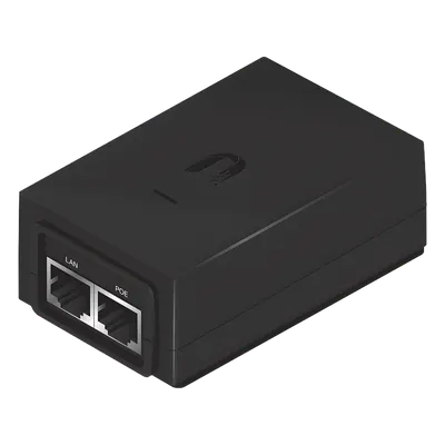 Adaptador PoE UBIQUITI POE-24-24W-G de 24 VDC y puerto Gigabit