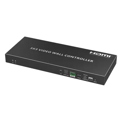 Controlador de Video Wall / 1x HDMI 2.0 In / 9x HDMI Out / 3x3 / 4K60Hz / HDCP 2.2