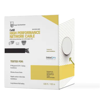 Cable UTP Cat5e LINKEDPRO EP-CAT-5E-V2/100M para interior, 100 m